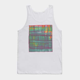 Liminal Space in Teal Weave Tank Top